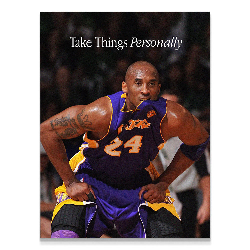 take things personally, kobe, kanvas tablo