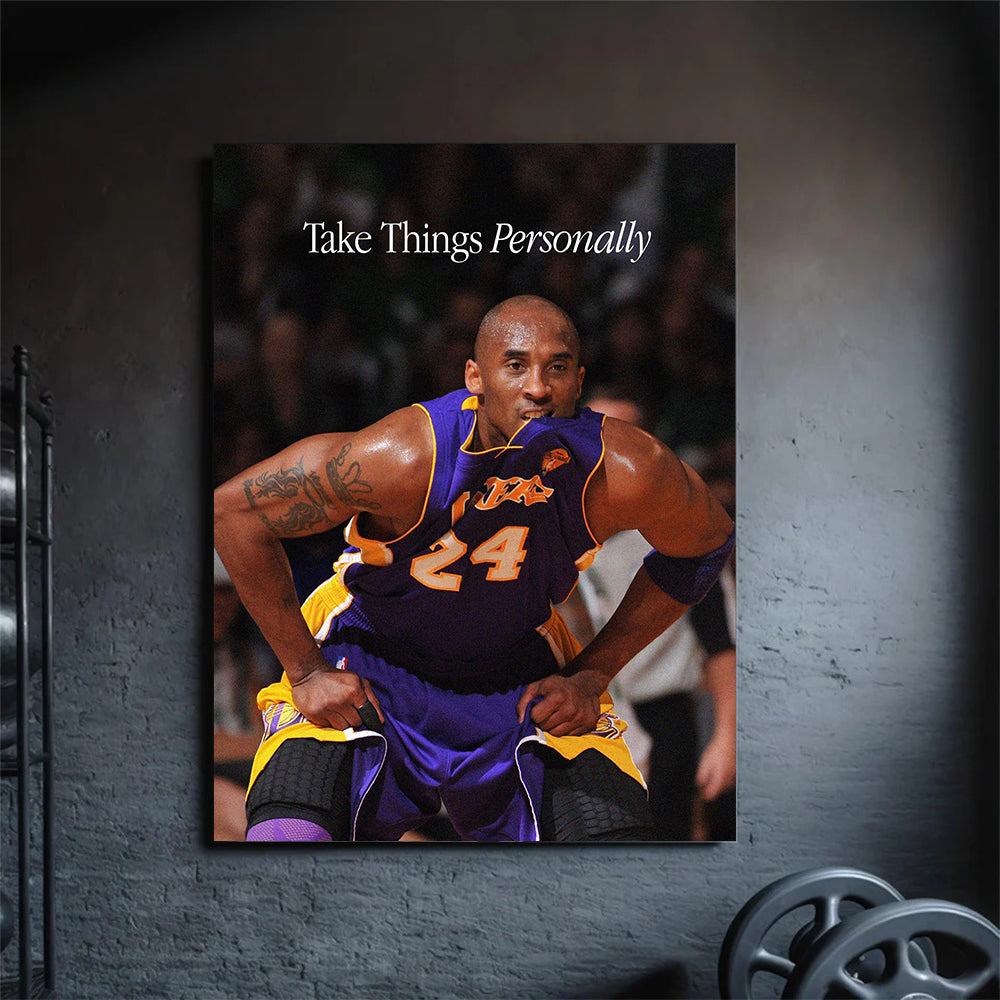 take things personally, kobe, kanvas tablo