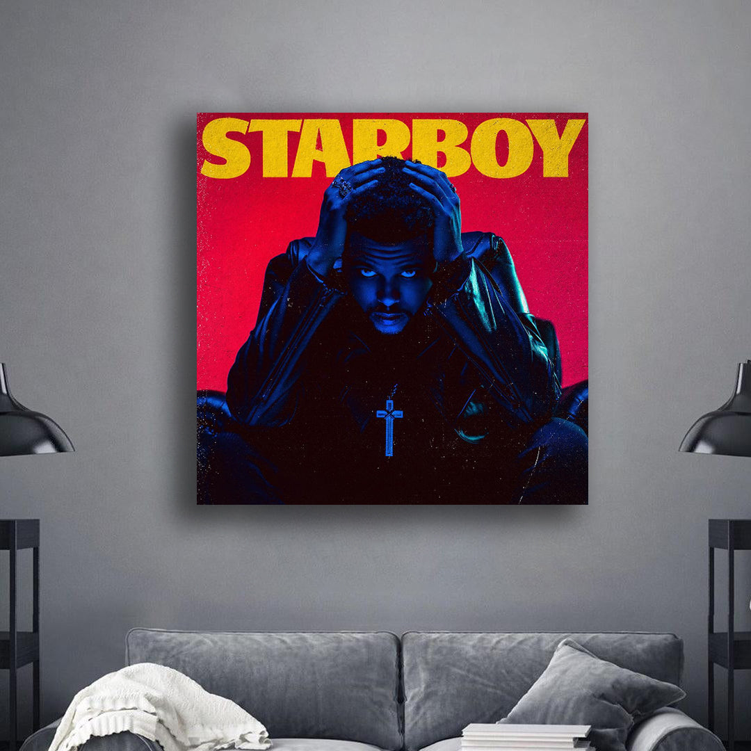 the weeknd - starboy, kanvas tablo