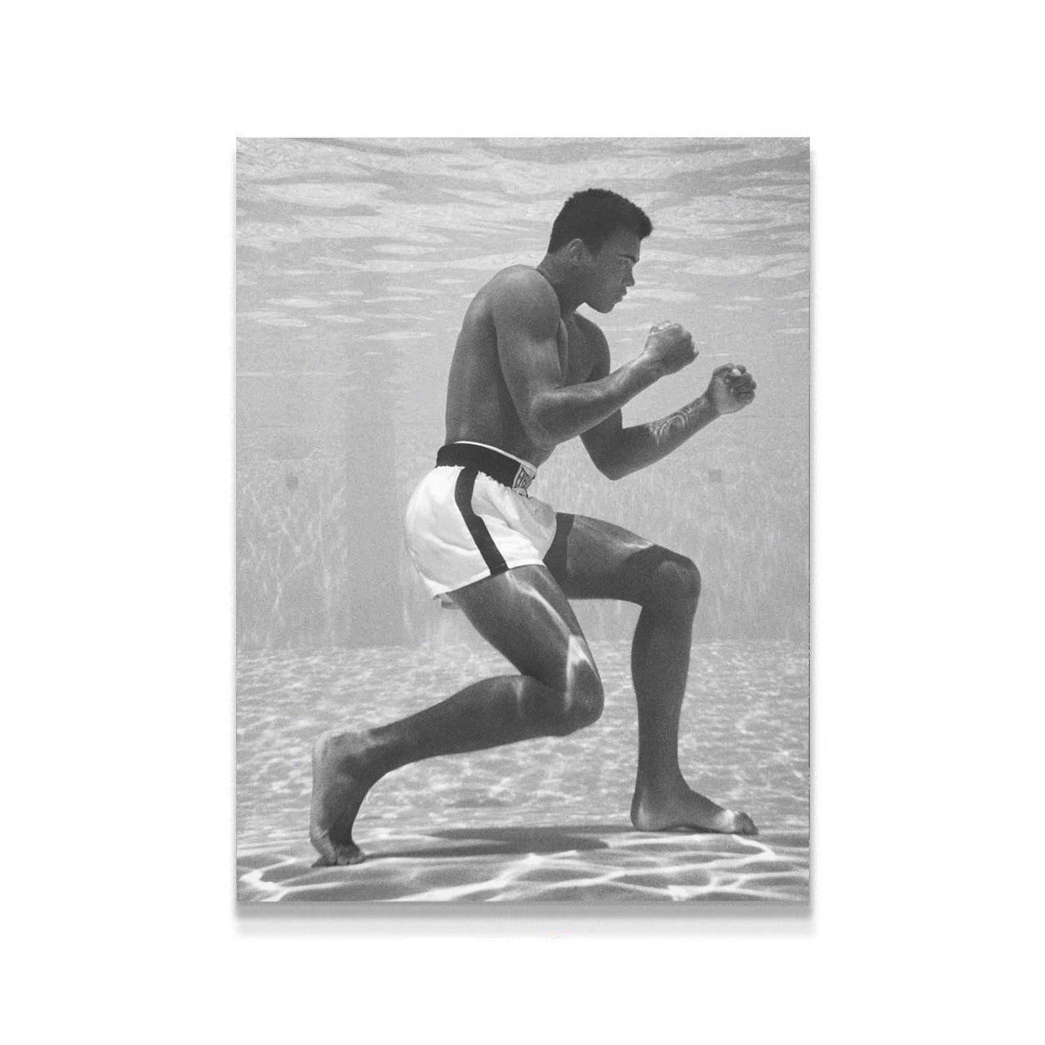 underwater, muhammed ali, kanvas tablo