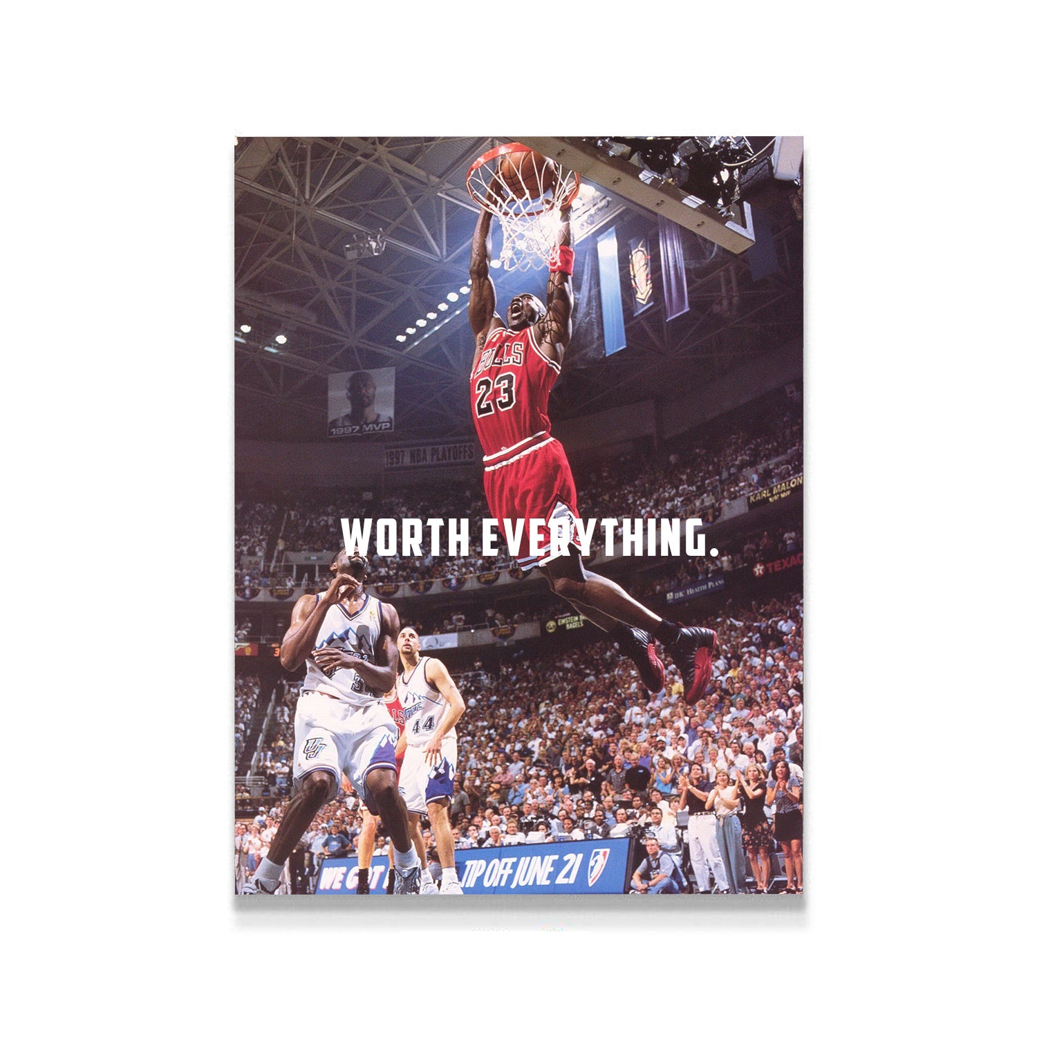 worth everything, michael jordan, kanvas tablo