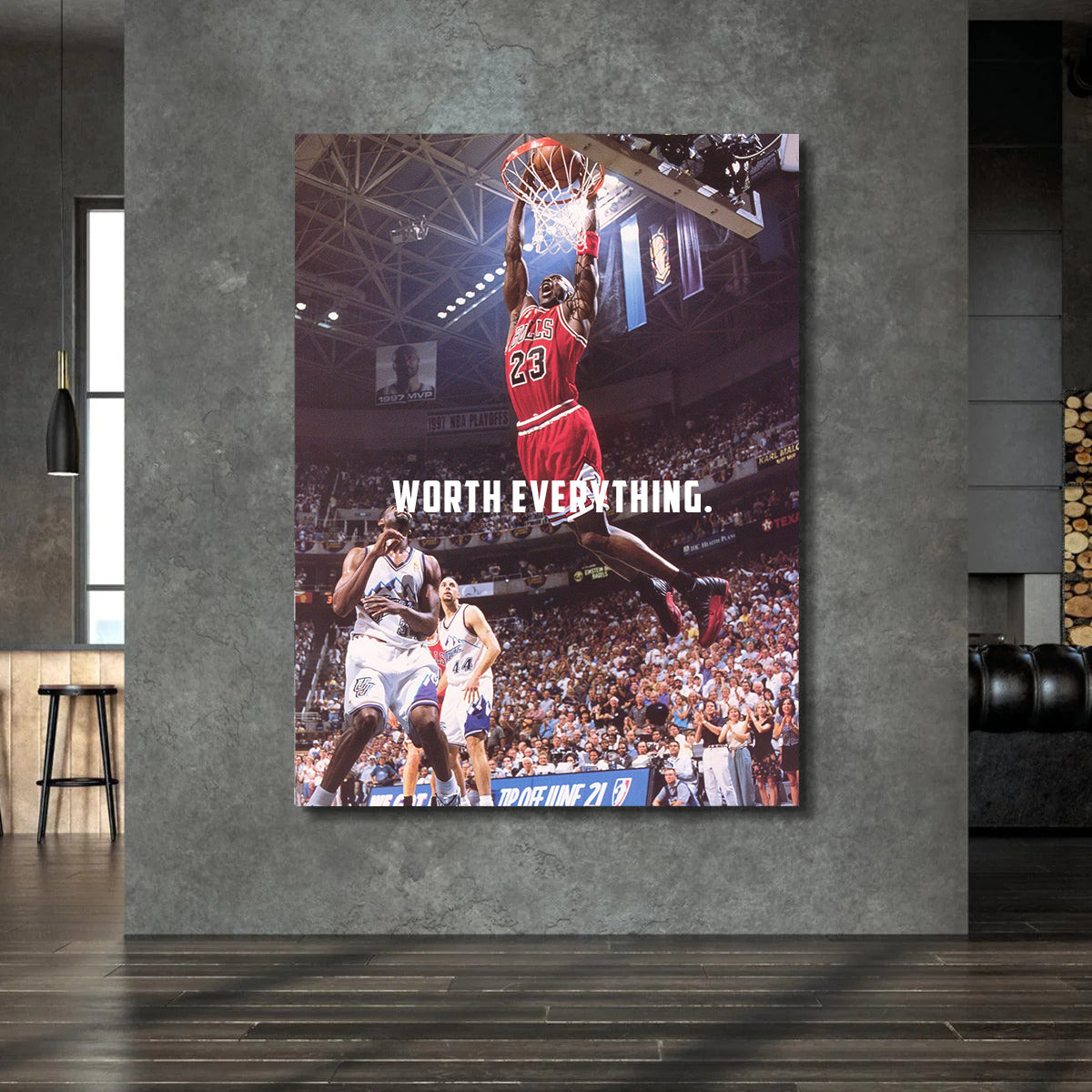 worth everything, michael jordan, kanvas tablo